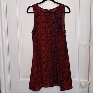 ✨forever 21 sleeveless multicolor print dress✨